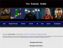 Tablet Screenshot of notentirelystable.com